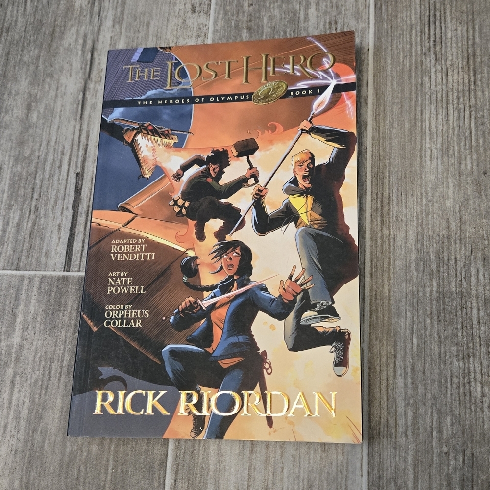 The Lost Hero Graphic Novel Book
